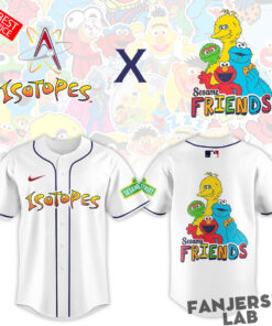 Albuquerque Isotopes Sesame Street Night Baseball Jersey