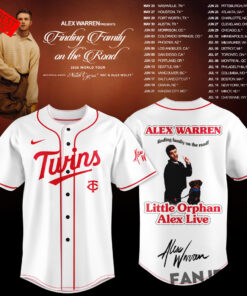 Alex Warren – “Finding Family on the Road” 2026 x MLB Teams Baseball Jersey
