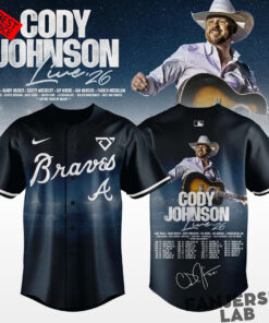 Atlanta Braves x Cody Johnson CoJo Tour 2026 Baseball Jersey
