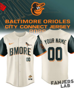 Baltimore Orioles New City Connect Custom Jersey