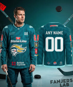 Belfast Giants 2026 Elite League Champions Custom Hockey Jersey