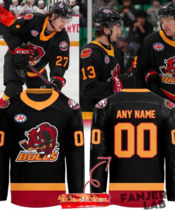 Belleville Senators Bulls Night 2026 Custom Hockey Jersey