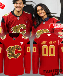 Calgary Flames South Asian Celebration Custom Hockey Jersey