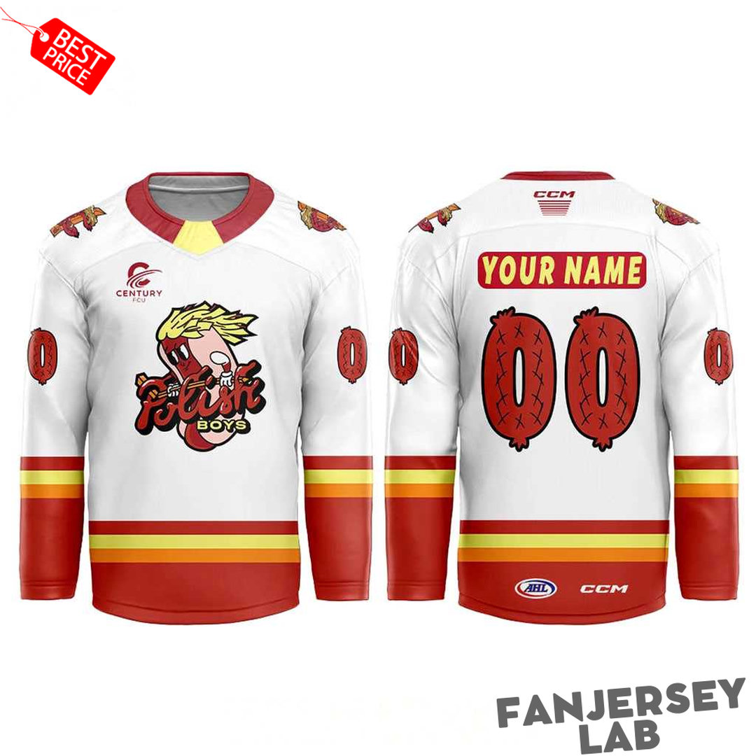 Cleveland Monsters Polish Boys Night 2026 Custom Hockey Jersey Cleveland Monsters Polish Boys Night 2026 Custom Hockey Jersey