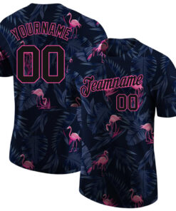Custom 3D Pattern Design Flamingo Performance T-Shirt
