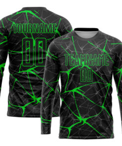 Custom Black Neon Green Sublimation Soccer Uniform Jersey 3.jpg