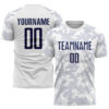 Custom Graffiti Pattern Purple-White Sublimation Soccer Uniform Jersey