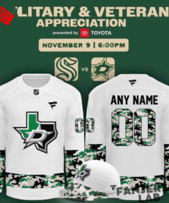 Dallas Stars Military Appreciation Night 2026 Custom Hockey Jersey
