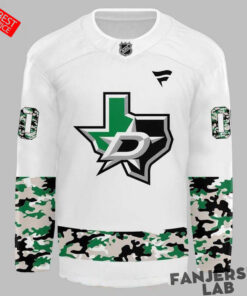 Dallas Stars Military Appreciation Night 2026 Custom Hockey Jersey