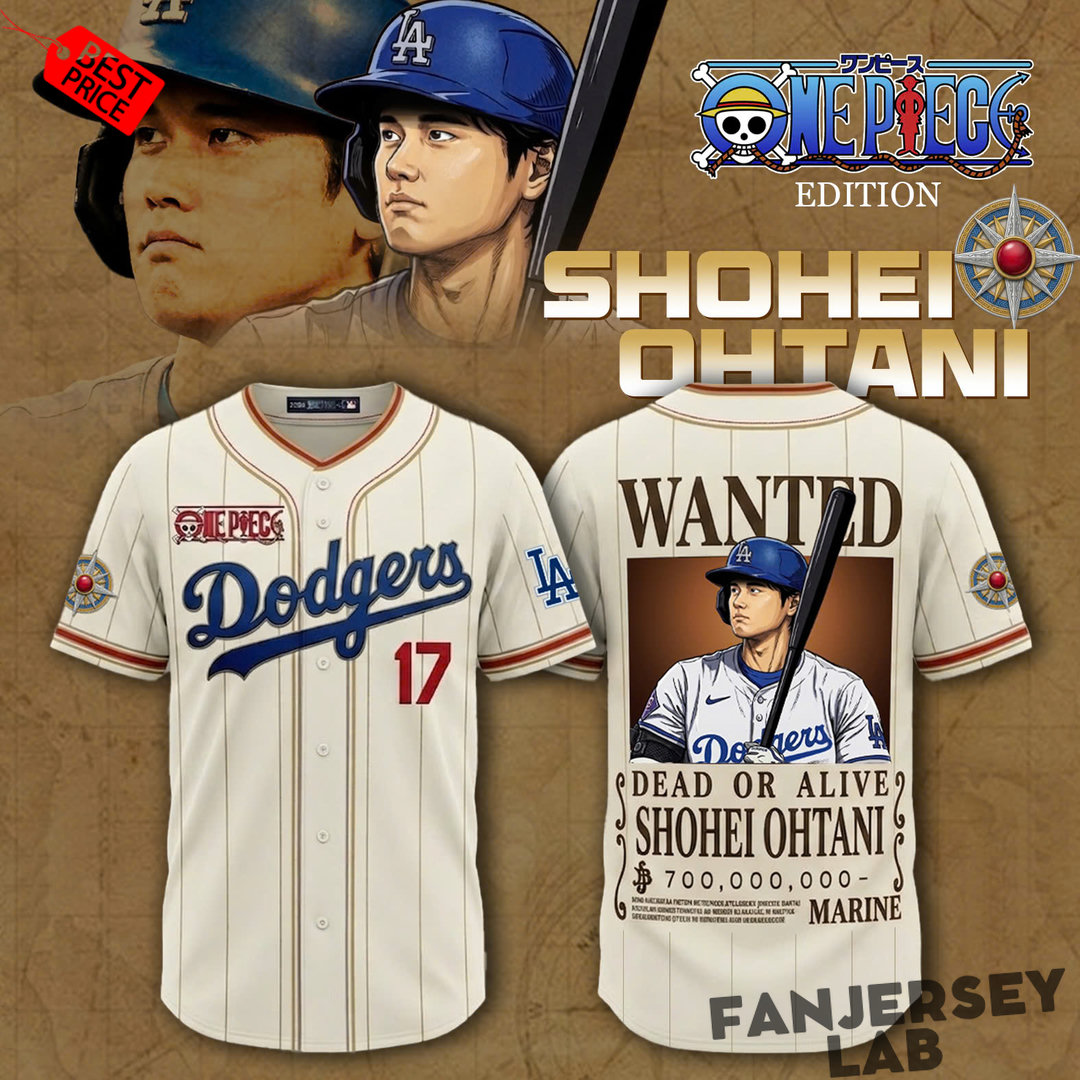 Dodgers x Ohtani Bounty Hunter Crossover Baseball Jersey Dodgers x Ohtani Bounty Hunter Crossover Baseball Jersey