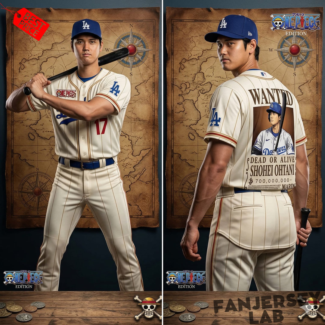 Dodgers x Ohtani Bounty Hunter Crossover Baseball Jersey Dodgers x Ohtani Bounty Hunter Crossover Baseball Jersey