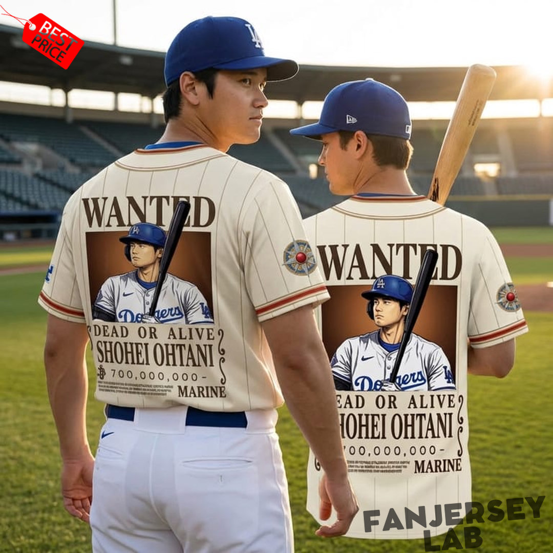 Dodgers x Ohtani Bounty Hunter Crossover Baseball Jersey Dodgers x Ohtani Bounty Hunter Crossover Baseball Jersey