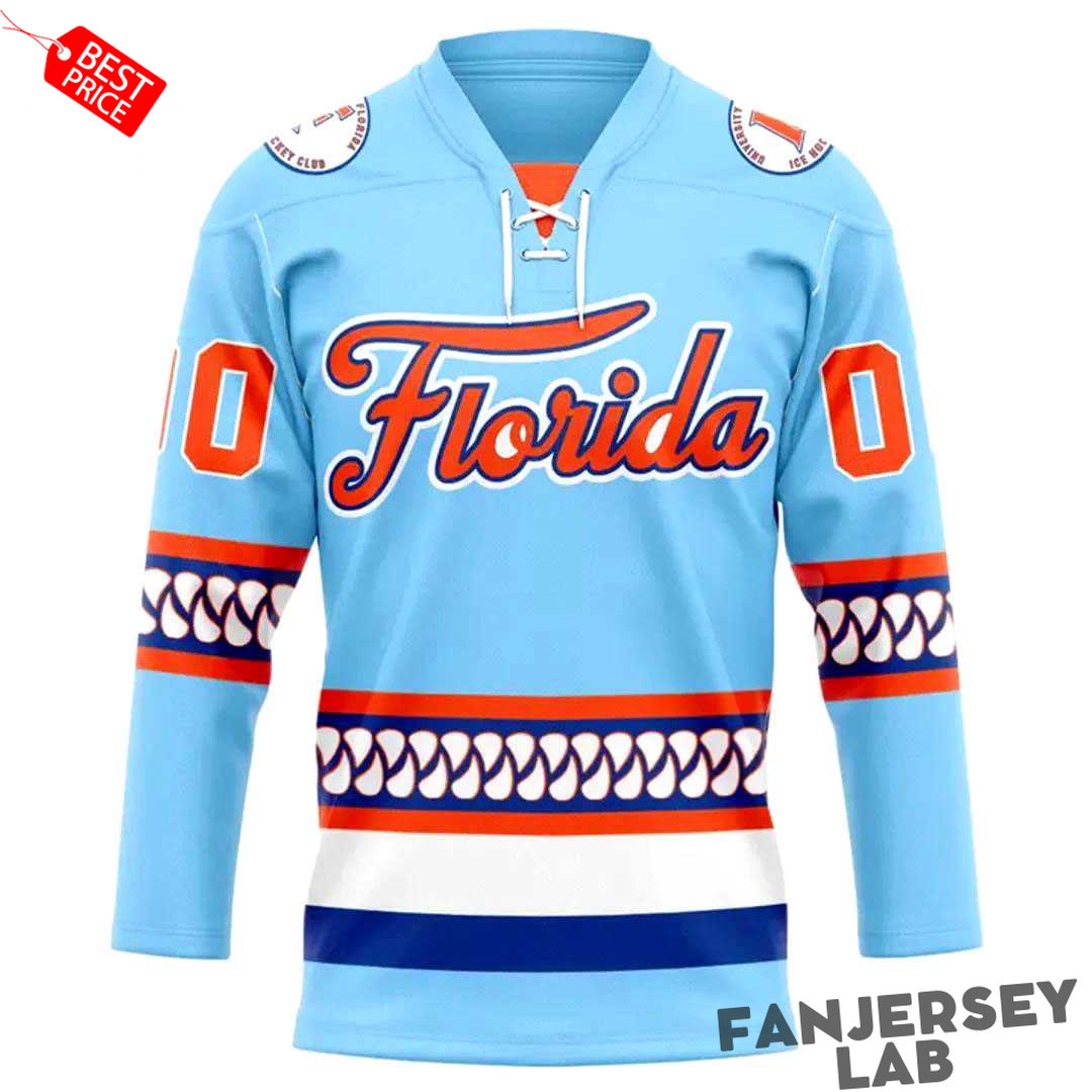 Florida Gators Savannah Hockey Classic 2026 Custom Jersey Florida Gators Savannah Hockey Classic 2026 Custom Jersey
