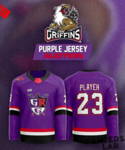 Grand Rapids Griffins 2026 Purple Night Custom Hockey Jersey