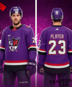 Grand Rapids Griffins 2026 Purple Night Custom Hockey Jersey