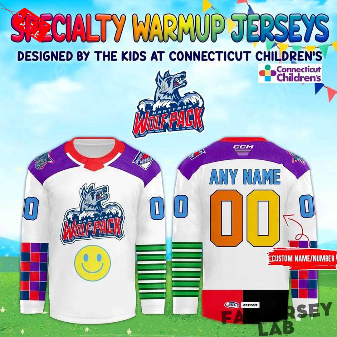 Hartford Wolf Pack Warmup New 2026 Custom Hockey Jersey Hartford Wolf Pack Warmup New 2026 Custom Hockey Jersey