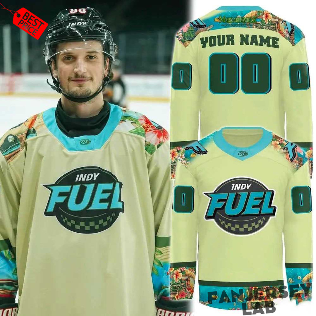 Indy Fuel Margaritaville Night 2026 Custom Hockey Jersey Indy Fuel Margaritaville Night 2026 Custom Hockey Jersey