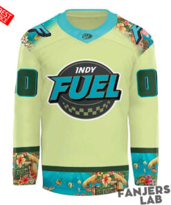 Indy Fuel Margaritaville Night 2026 Custom Hockey Jersey