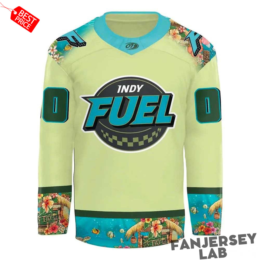 Indy Fuel Margaritaville Night 2026 Custom Hockey Jersey Indy Fuel Margaritaville Night 2026 Custom Hockey Jersey
