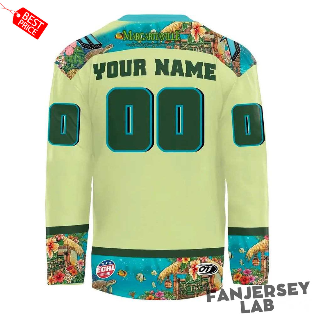 Indy Fuel Margaritaville Night 2026 Custom Hockey Jersey Indy Fuel Margaritaville Night 2026 Custom Hockey Jersey