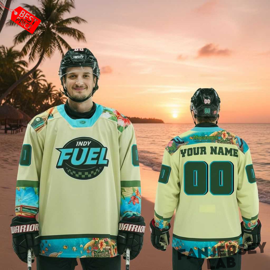 Indy Fuel Margaritaville Night 2026 Custom Hockey Jersey Indy Fuel Margaritaville Night 2026 Custom Hockey Jersey