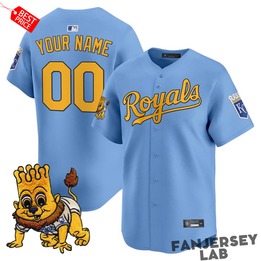 Kansas City Royals “Sluggerrr” Custom Baseball Jersey Kansas City Royals “Sluggerrr” Custom Baseball Jersey
