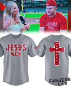 Los Angeles Angels Jesus Won Special Baseball Jersey