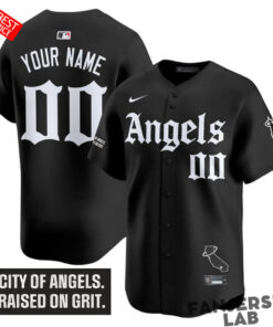 Los Angeles Angels ‘Gothic Halo Edition’ Custom Baseball Jersey