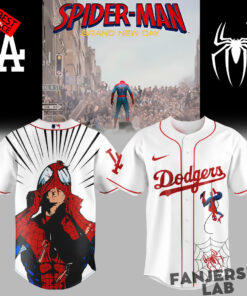 Los Angeles Dodgers x Spider-Man: Brand New Day Baseball Jersey
