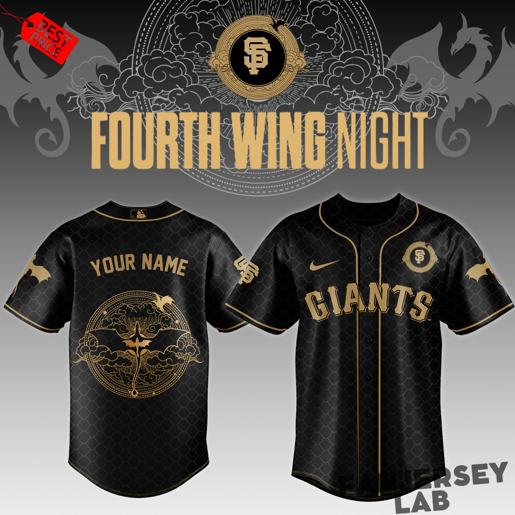 MLB Teams x Fourth Wing Night Baseball Jersey MLB Teams x Fourth Wing Night Baseball Jersey