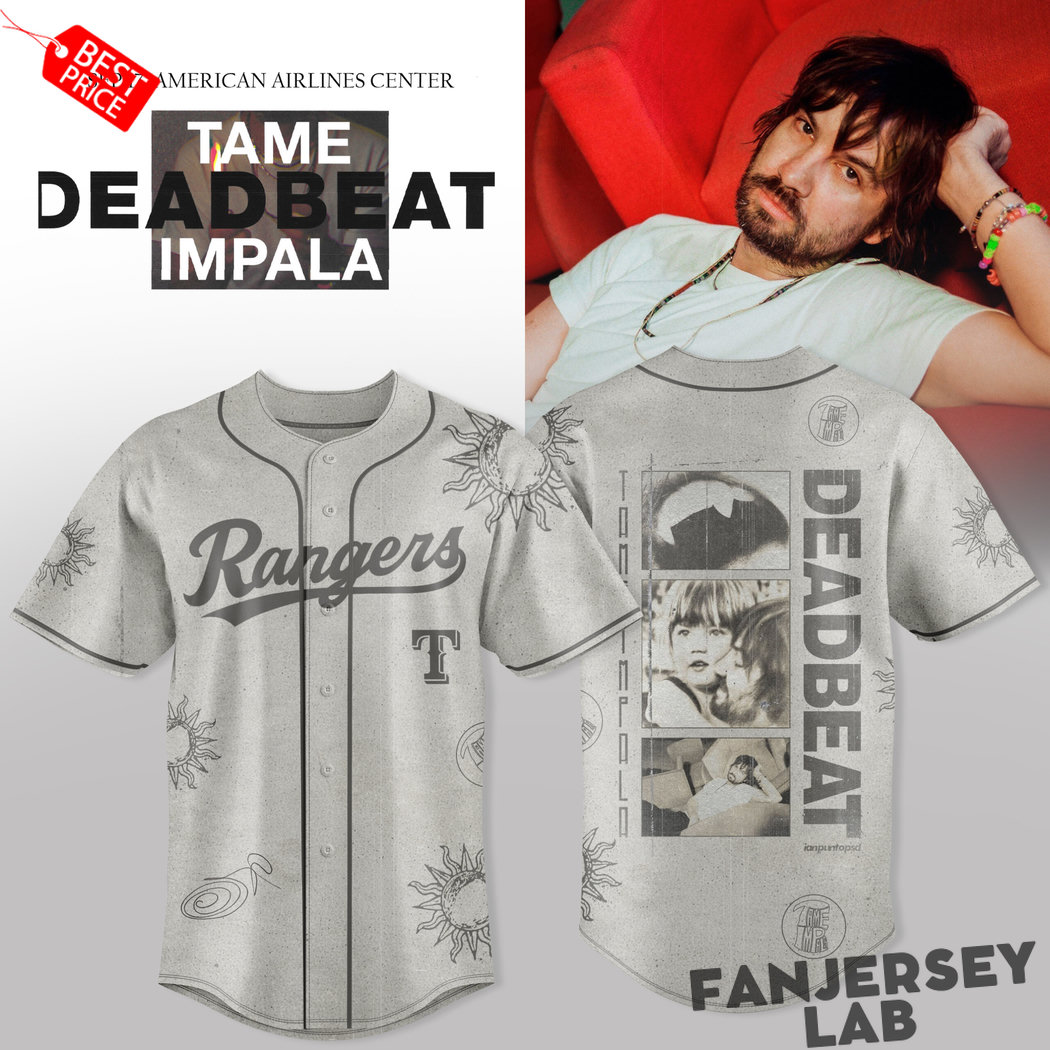 MLB Teams x TAME IMPALA: DEADBEAT NA 2026 Tour Exclusive Baseball Jersey MLB Teams x TAME IMPALA: DEADBEAT NA 2026 Tour Exclusive Baseball Jersey