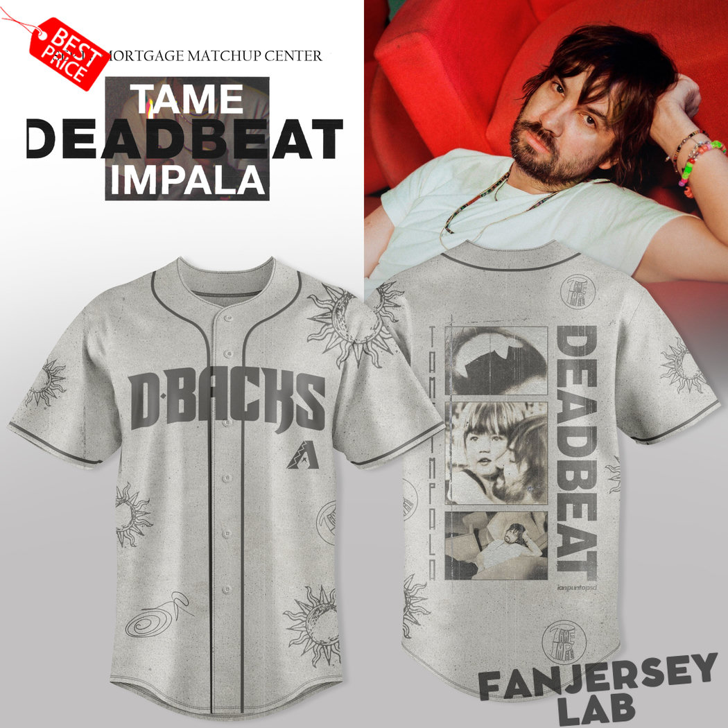 MLB Teams x TAME IMPALA: DEADBEAT NA 2026 Tour Exclusive Baseball Jersey MLB Teams x TAME IMPALA: DEADBEAT NA 2026 Tour Exclusive Baseball Jersey