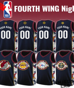 NBA x Fourth Wing Night Custom Basketball Jersey NBA x Fourth Wing Night Custom Basketball Jersey