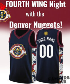 NBA x Fourth Wing Night Custom Basketball Jersey