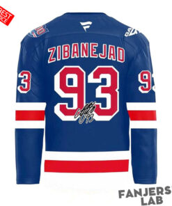 New York Rangers Mika Zibanejad 1000th Game 2026 Special Hockey Jersey 3.jpg
