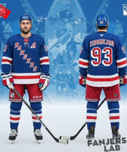 New York Rangers Mika Zibanejad 1000th Game 2026 Special Hockey Jersey 4.jpg