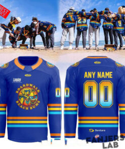Norfolk Admirals Boardwalk Beach Bums Night 2026 Custom Hockey Jersey