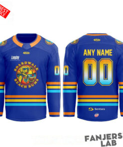 Norfolk Admirals Boardwalk Beach Bums Night 2026 Custom Hockey Jersey