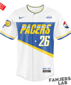 Pacers 2025/26 City Edition Baseball Jersey