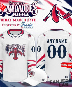 Pensacola Ice Flyers Pensacola Crawdaddies Night 2026 Custom Hockey Jersey