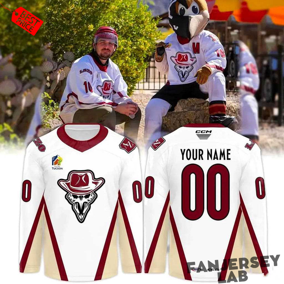 Tucson Roadrunners El Lazo 2026 Custom Hockey Jersey Tucson Roadrunners El Lazo 2026 Custom Hockey Jersey