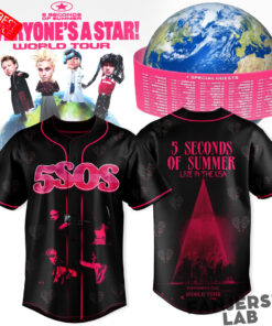 5 Seconds of Summer Everyone’s a Star Tour 2026 Baseball Jersey
