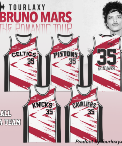 Basketball All Teams x Bruno Mars The Romantic Tour Basketball Jersey