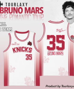 Basketball All Teams x Bruno Mars The Romantic Tour Basketball Jersey