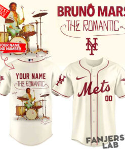 All Baseball Team x  Bruno Mars The Romantic Tour 2026 Custom Baseball Jersey