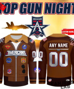 Allen Americans 2026 Top Gun Night Custom Hockey Jersey