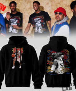 Allen Iverson Philadelphia 76ers Black Chalked Up Hoodie