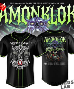 Amonklock Conquest Tour 2026 Amon Amarth x Dethklok North America Metal Baseball Jersey 3.jpg