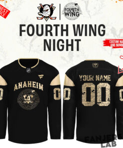 Anaheim Ducks Fourth Wing Night Custom Hockey Jersey