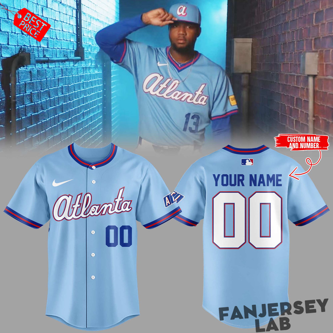 Atlanta Braves 2026 City Connect Edition Custom Baseball Jersey Atlanta Braves 2026 City Connect Edition Custom Baseball Jersey